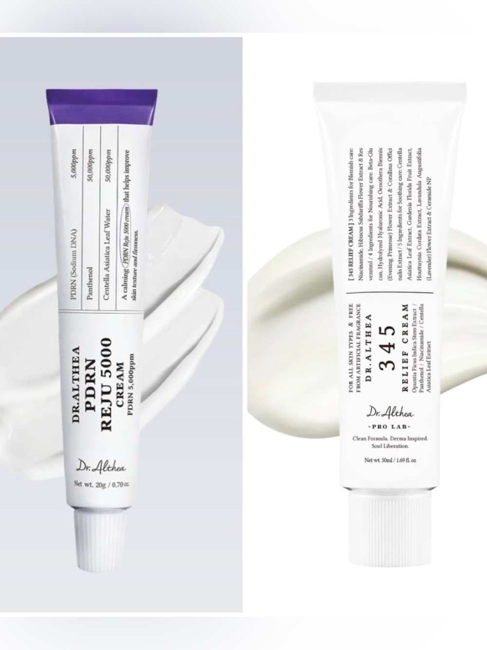 Dr. Althea "Calm & Regenerate" Bundle: 345 Relief Cream + PDRN Reju 5000 Duo